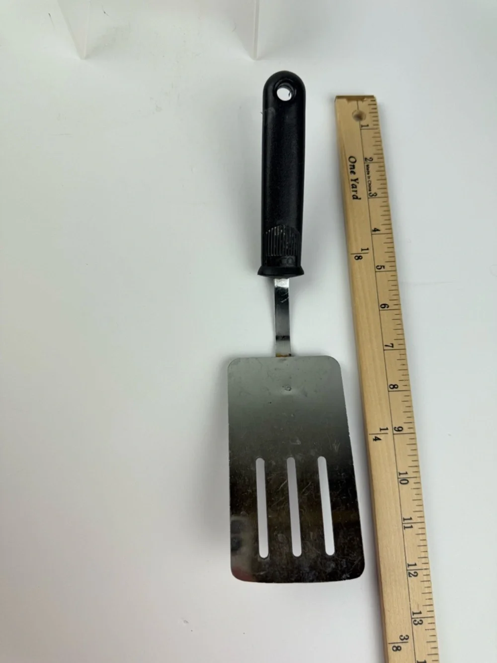 VTG Ekco Metal 3 Slotted Spatula Turner Flipper Utensil Black Handle SEE ALL
